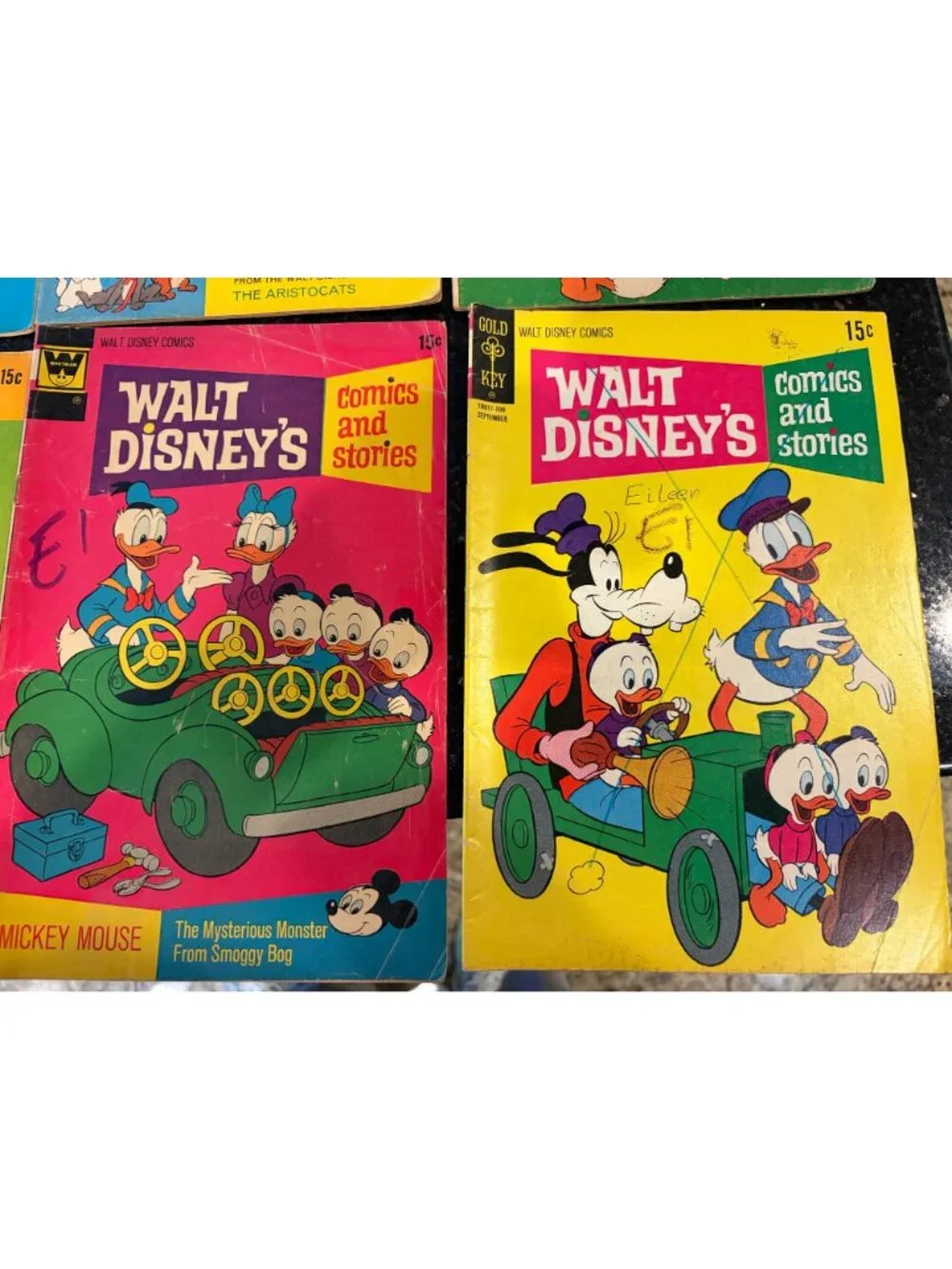 1970s Walt Disney Comics Donald Duck Gold Key Whitman 13 Comic Books Lot